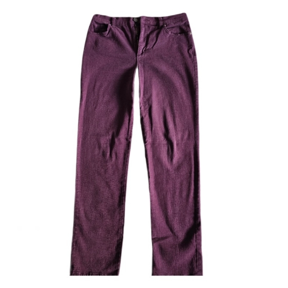 Gloria Vanderbilt Denim Amanda Jean Plum color size 8 - Picture 1 of 4